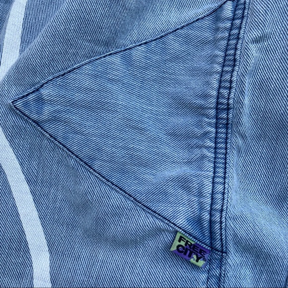 Freecity woman’s top Denim shirt size Small S - Picture 16 of 16